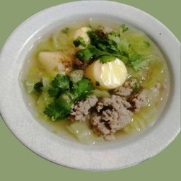 แกงจืดเต้าหู้หมูสับ