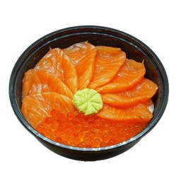 67)ข้าวหน้าแซลมอน+ไข่แซลมอน