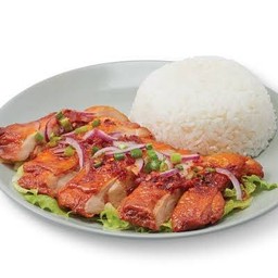 ข้าวไก่น้ำตก