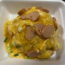 ข้าวไข่ข้น+ฮอทดอก