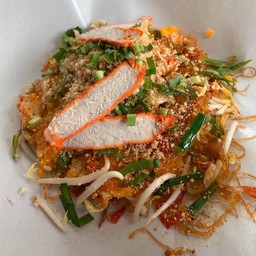 ผัดไทวุ้นเส้นกุ้งสด