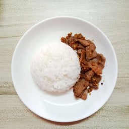 (ตื่นมา)ผัดกะเพรา ข้าวหมูกระเทียม