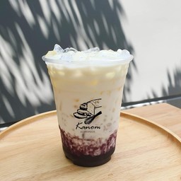 นมสดบูลเบอร์รี่ เย็น