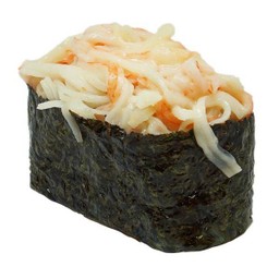 24)ข้าวปั้นหน้าสลัดปูอัด