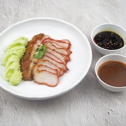 หมูแดงหมูกรอบเปล่า ( ใหญ่ )