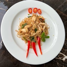 หมี่ฮ่องกง ขี้เมา หมู