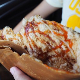 เครปพริกเผาไก่หย๋อง