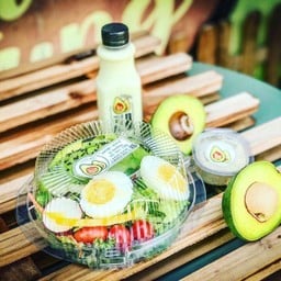 สลัดอโวคาโด+นมอโวคาโด1ขวด (เซต A)