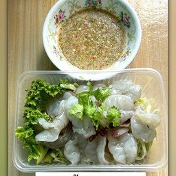 กุ้งแช่น้ำปลา