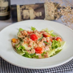 2.ยำสลัดปูอัด