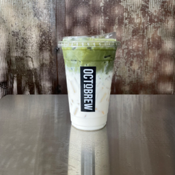 มัทฉะลาเต้เย็น