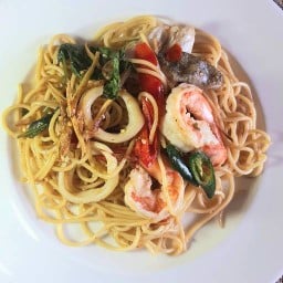 ตามสั่งสปาเก็ตตี้@ตลาดพลู street food pasta กลับมาเปิด เดลิเวอรี่ ที่บ้าน