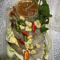 กุ้งเด้งแช่น้ำปลา