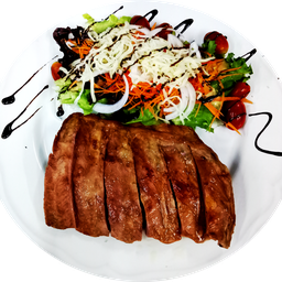 ซีโครงหมูรมควัน พร้อมชีสสลัด