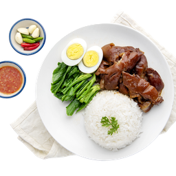 [ร้านขาหมูเลิศรส] ข้าวคากิ