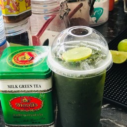 ชาเขียว มะนาว แก้ว 20 oz