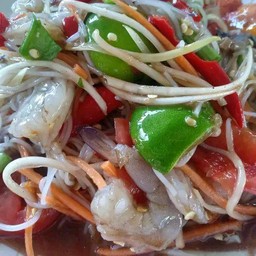 ตำซั่วกุ้งสด