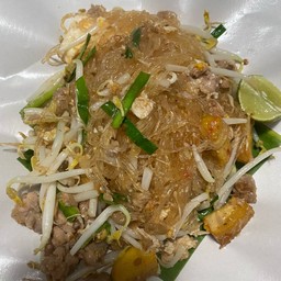 ผัดไทยวุ้นเส้นหมู