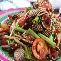 ตำปูปลาร้าหอยแครง