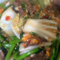 สุกี้แห้งเนื้อ