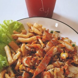 เซ็ตคู่ ถูกกว่า ก๋วยเตี๋ยวคั่วไก่&ชามะนาว