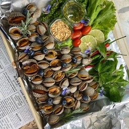 หอยแครงลวก กล่องไซส์จัมโบ้