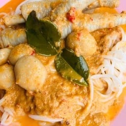 ขนมจีนบุฟเฟ่ผัก