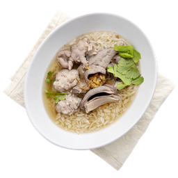 [ร้านต้มเลือดหมูเชียงราย] ข้าวต้มเครื่องในหมู