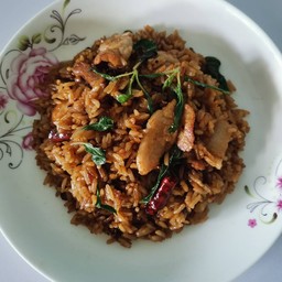 ผัดกะเพราคลุกข้าว