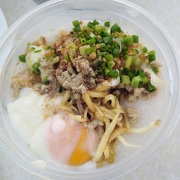 โจ๊กหมู+ไข่ลวก