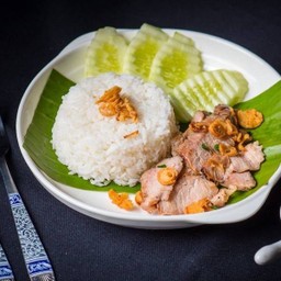 ข้าว-คอหมูย่าง