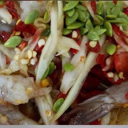 ส้มตำปลาร้ากุ้งสด