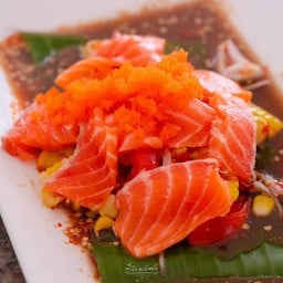 ยำมะม่วงแซลมอน