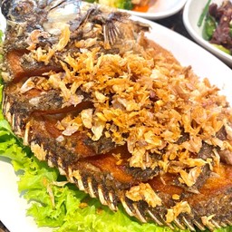 ปลานิลทอดกระเทียม