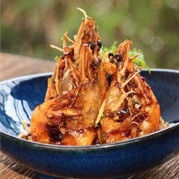 กุ้งทอดซอสมะขาม