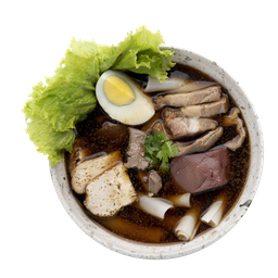 [ร้านต้มเลือดหมูเชียงราย] ก๋วยจั๊บน้ำข้น