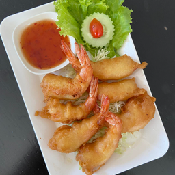 กุ้งชุบแป้งทอด