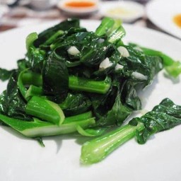 ผักคะน้าลวก