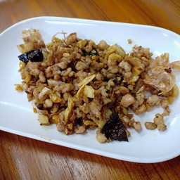 หมูสับผัดหนำเลียบ
