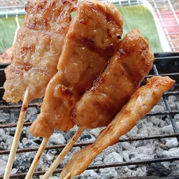 หมูปิ้งนมสด