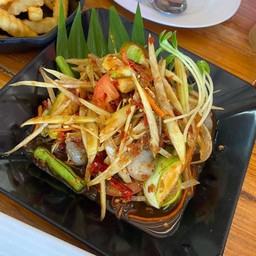 ตำกุ้งสดปูปลาร้า