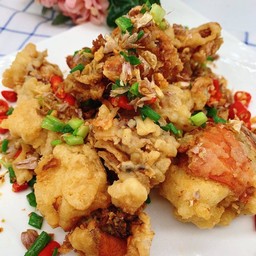 ปูนิ่ม คั่วพริกเกลือ