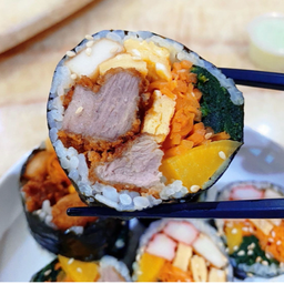 Tonkatsu spicy kimbap