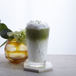 (ร้าน Beverage) ชาเขียวนม