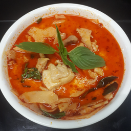 Pork Curry with Pickled Bamboo Shoots and Rice