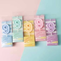 เทียนตัวเลข 9