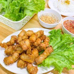 เมี่ยงหมูสามชั้นทอด