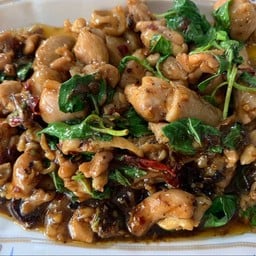 ผัดไทย  สุกี้  กะเพรา ส้มตำ บ่าวต้น 1