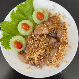 หมูนุ่มคุณยายทอดกระเทียม
