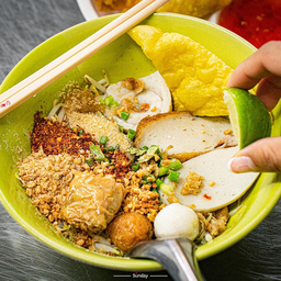เส้นหมี่ขาวแห้งยำ